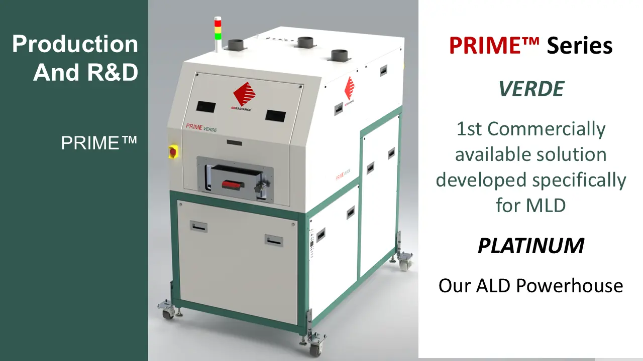 Arradiance PRIME process systems